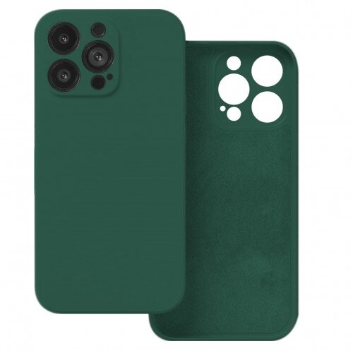 Dėklas "Liquid Silicone" skirtas Oneplus 9 Pro tamsiai žalias