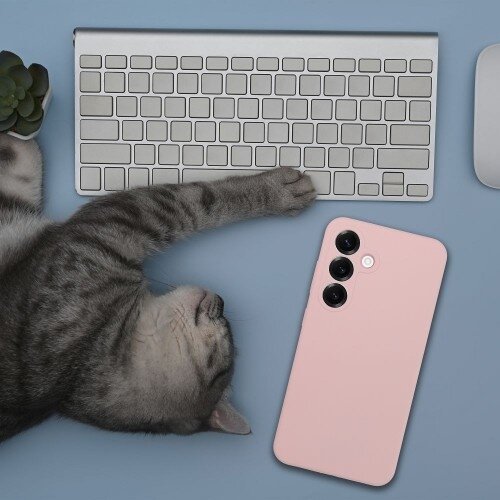 Dėklas "Magsafe Silicone" skirtas Samsung S948 S26 Ultra šviesiai rožinis 2