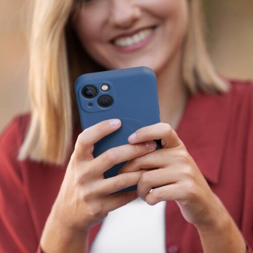 Dėklas "Silicone Mag Cover" skirtas Samsung S942 S26 mėlynas 5