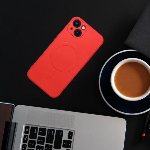 Dėklas "Silicone Mag Cover" skirtas Samsung S942 S26 raudonas 3