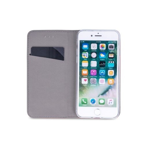 Dėklas "Smart Magnet" skirtas Samsung A145 A14 4G / A146 A14 5G raudonas