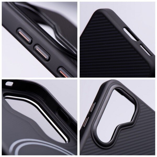 Dėklas "Carbon Elite Mag Cover" skirtas Samsung S948 S26 Ultra juodas 4 Dėklas "Carbon Elite Mag Cover" skirtas Samsung S948 S26 Ultra juodas 4