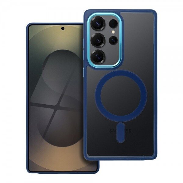 Dėklas "Color Edge Mag Cover" skirtas Samsung S938 S25 Ultra tamsiai mėlynas