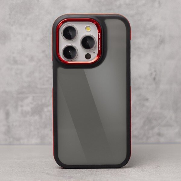 Dėklas "Crystal Black" skirtas Samsung S911 S23 raudonas 5