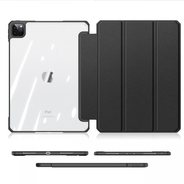 Dėklas Dux Ducis "Copa" skirtas Apple iPad Air 13 (2025) / Air 13 (2024) / iPad Pro 12.9 (2018 / 2020 / 2021 / 2022) juodas 5