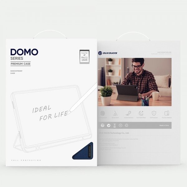Dėklas Dux Ducis "Domo" skirtas Xiaomi Pad 6 / Pad 6 Pro mėlynas 5