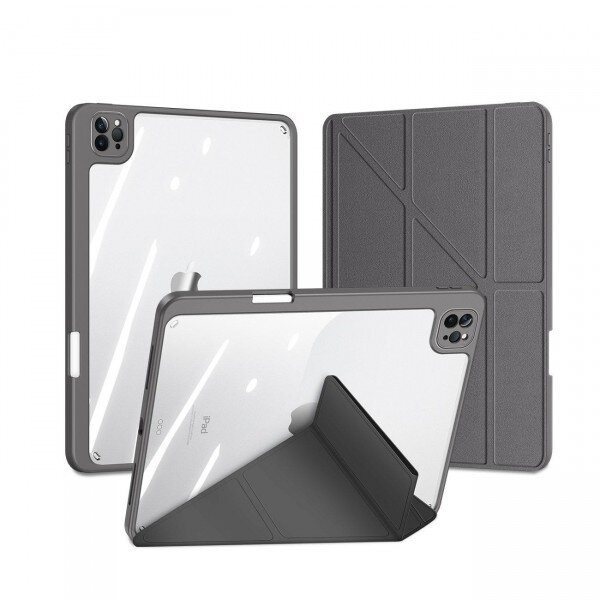 Dėklas Dux Ducis "Magi" skirtas Apple iPad Air 11 (2024) / Air 11 (2025) / Air 4 / Air 5 / iPad Pro 11 (2018 / 2020 / 2021 / 2022) pilkas 1