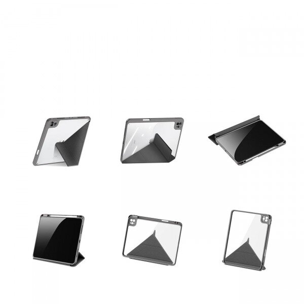 Dėklas Dux Ducis "Magi" skirtas Apple iPad Air 11 (2024) / Air 11 (2025) / Air 4 / Air 5 / iPad Pro 11 (2018 / 2020 / 2021 / 2022) pilkas 4