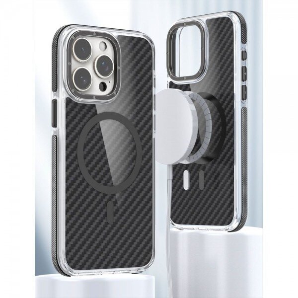 Dėklas "Fiber MagCase" skirtas iPhone 17 Pro Max juodas