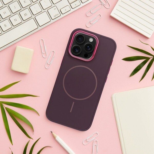 Dėklas "Frame Mag Cover" skirtas iPhone 17 Pro violetinis 3