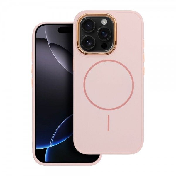 Dėklas "Frame Mag Cover" skirtas iPhone 17 rožinis