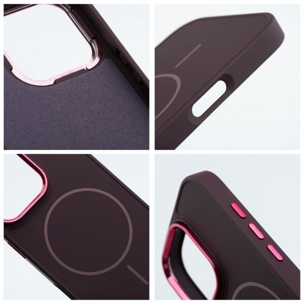 Dėklas "Frame Mag Cover" skirtas iPhone 17 violetinis 2