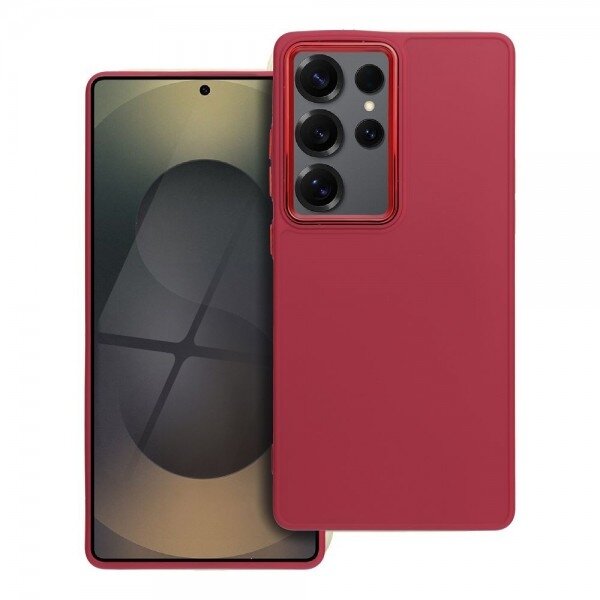 Dėklas "Frame" skirtas Samsung S937 S25 Edge raudonas 1