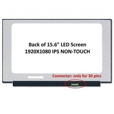 Nešiojamo kompiuterio ekranas matrica 15.6″ 1920×1080 FULL HD IPS 30pin Slim EDP 350mm