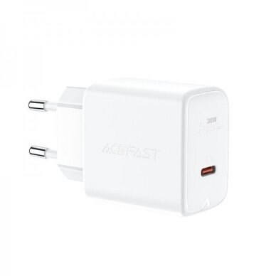 Įkroviklis Acefast "A21" baltas (USB-C / 30W) Įkroviklis Acefast "A21" baltas (USB-C / 30W)