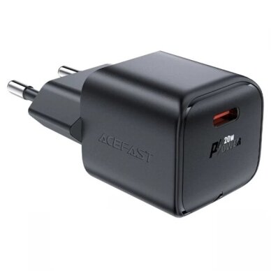 Įkroviklis Acefast "A73 Mini" juodas (PD20W) Įkroviklis Acefast "A73 Mini" juodas (PD20W)