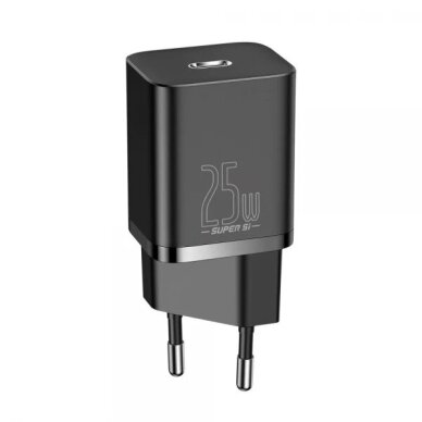 Įkroviklis Baseus "Super Si" juodas (PD25W) Įkroviklis Baseus "Super Si" juodas (PD25W)
