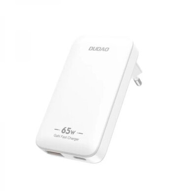 Įkroviklis Dudao "A65Q" baltas (1xPD / 1xQC3,0) Įkroviklis Dudao "A65Q" baltas (1xPD / 1xQC3,0)