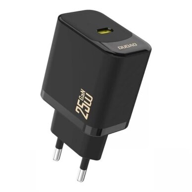 Įkroviklis Dudao "GaN A27" juodas (PD25W) Įkroviklis Dudao "GaN A27" juodas (PD25W)