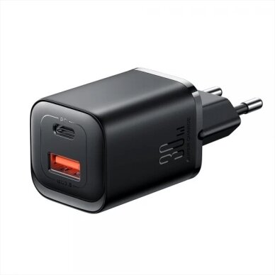 Įkroviklis Joyroom "JR-TCF08EU" juodas 30W (1xPD / 1xQC3.0) Įkroviklis Joyroom "JR-TCF08EU" juodas 30W (1xPD / 1xQC3.0)