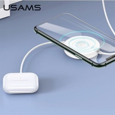 Įkroviklis USAMS "CC096" skirtas iWatch juodas + "lightning" prailginimu 1