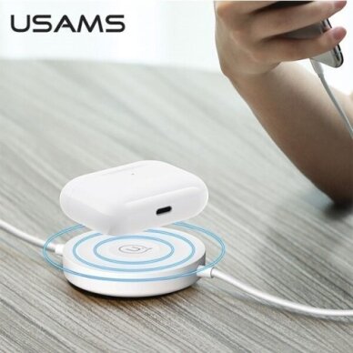 Įkroviklis USAMS "CC096" skirtas iWatch juodas + "lightning" prailginimu 2