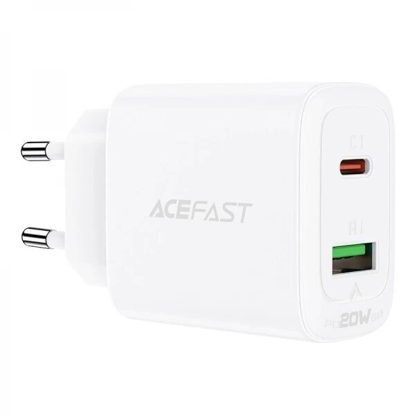 Įkroviklis Acefast "A25" baltas 20W (PD / QC3.0) Įkroviklis Acefast "A25" baltas 20W (PD / QC3.0)