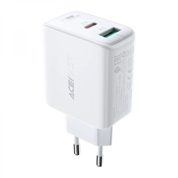 Įkroviklis Acefast "A5" baltas 32W (PD / QC3.0) Įkroviklis Acefast "A5" baltas 32W (PD / QC3.0)
