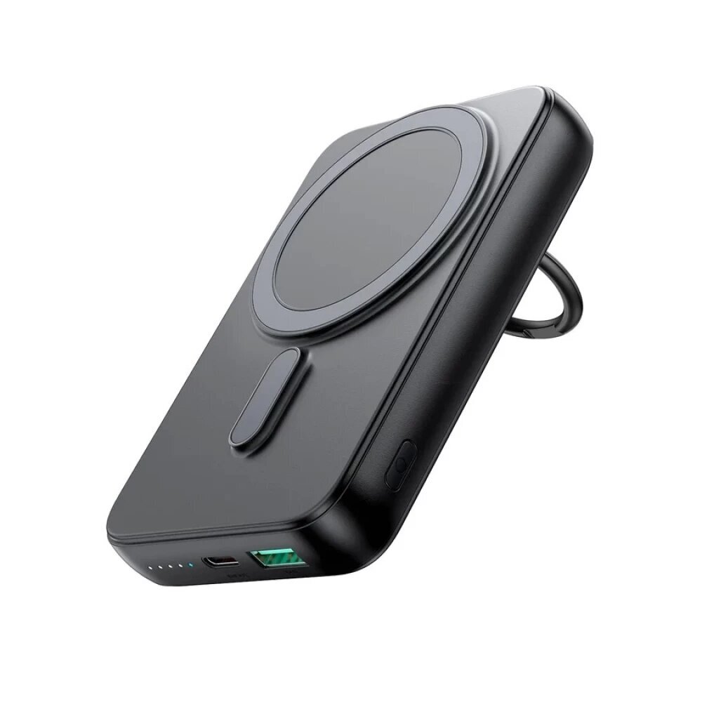Išorinė baterija Joyroom "JR-W050" juoda 10000mAh (Wireless Charge 15W / PD 20W)