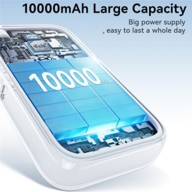 Išorinė baterija Joyroom "JR-PR2 Mini" melsvas 10000mAh (35W) 8