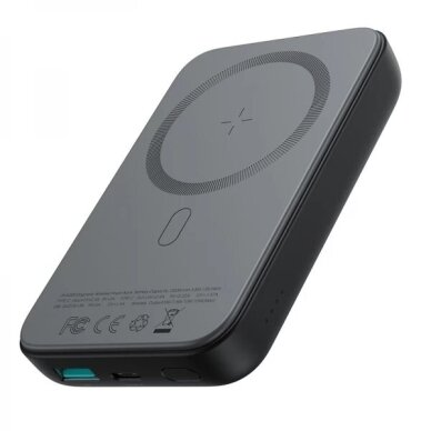 Išorinė baterija Joyroom "JR-W020" juoda 10000mAh 20W (Wireless Charge 15W / PD 20W / QC3.0) + Type-C laidas Išorinė baterija Joyroom "JR-W020" juoda 10000mAh 20W (Wireless Charge 15W / PD 20W / QC3.0) + Type-C laidas