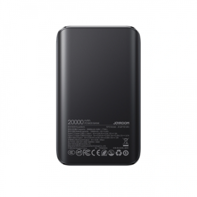 Išorinė baterija Joyroom "QP192 Mini" juoda 20000mAh (PD20W / QC3.0 22.5W) 1