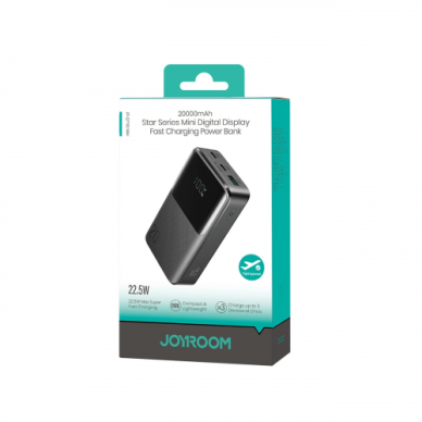 Išorinė baterija Joyroom "QP192 Mini" juoda 20000mAh (PD20W / QC3.0 22.5W) 4