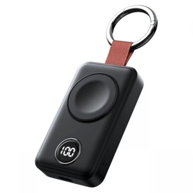 Išorinė baterija Joyroom"JR-WQW01" juoda 2000mAh (skirta Apple Watch) Išorinė baterija Joyroom"JR-WQW01" juoda 2000mAh (skirta Apple Watch)