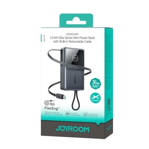 Išorinė baterija Joyroom "JR-PR1" juodas 10000mAh (22.5W) 1