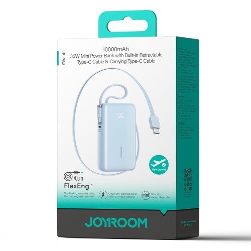 Išorinė baterija Joyroom "JR-PR2 Mini" baltas 10000mAh (35W) 11