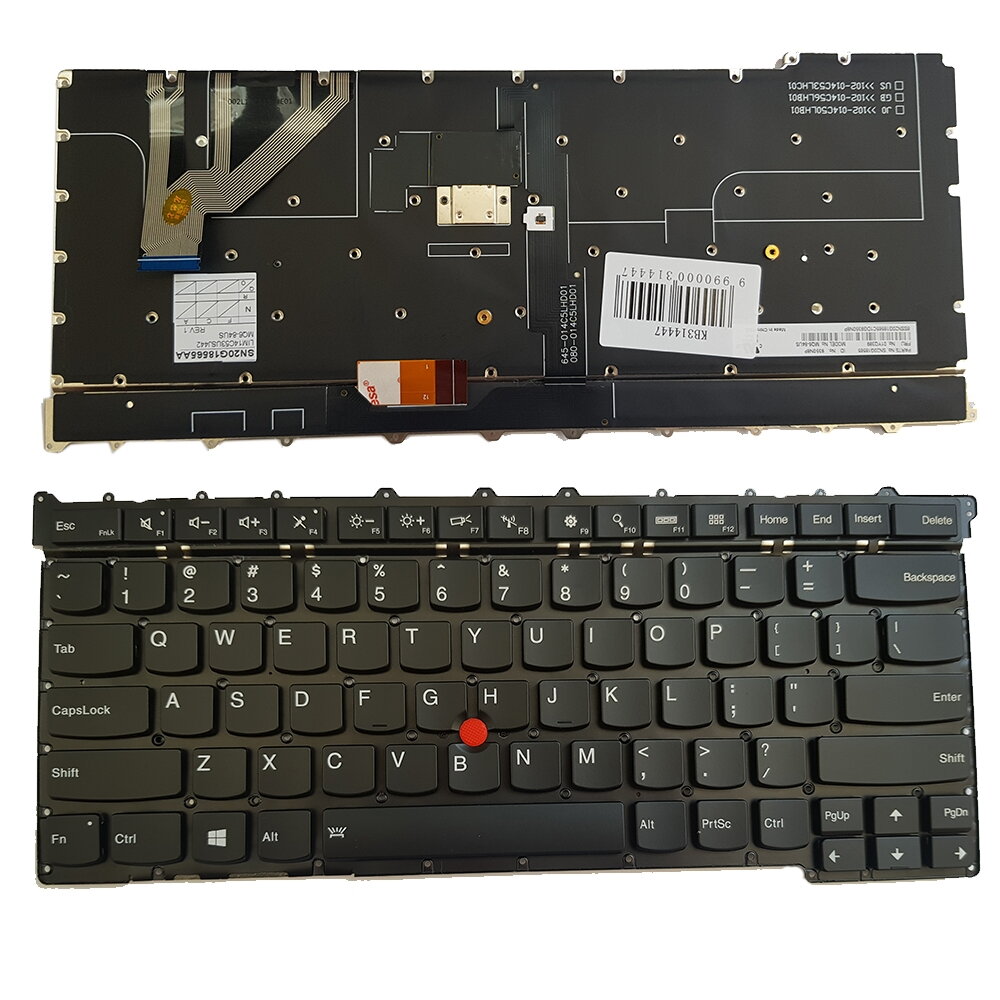 Klaviatūra Lenovo X1 Carbon Gen 3, US Klaviatūra Lenovo X1 Carbon Gen 3, US