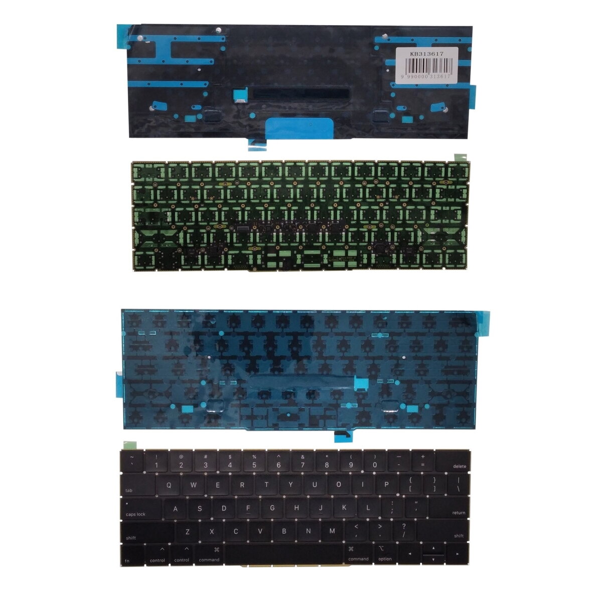 Klaviatūra Apple MacBook Pro 13" A1706; MacBook Pro 15" A1707 US