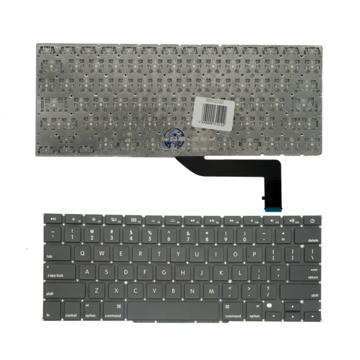 Klaviatūra APPLE MacBook Pro Retina 15": 1398 Klaviatūra APPLE MacBook Pro Retina 15": 1398