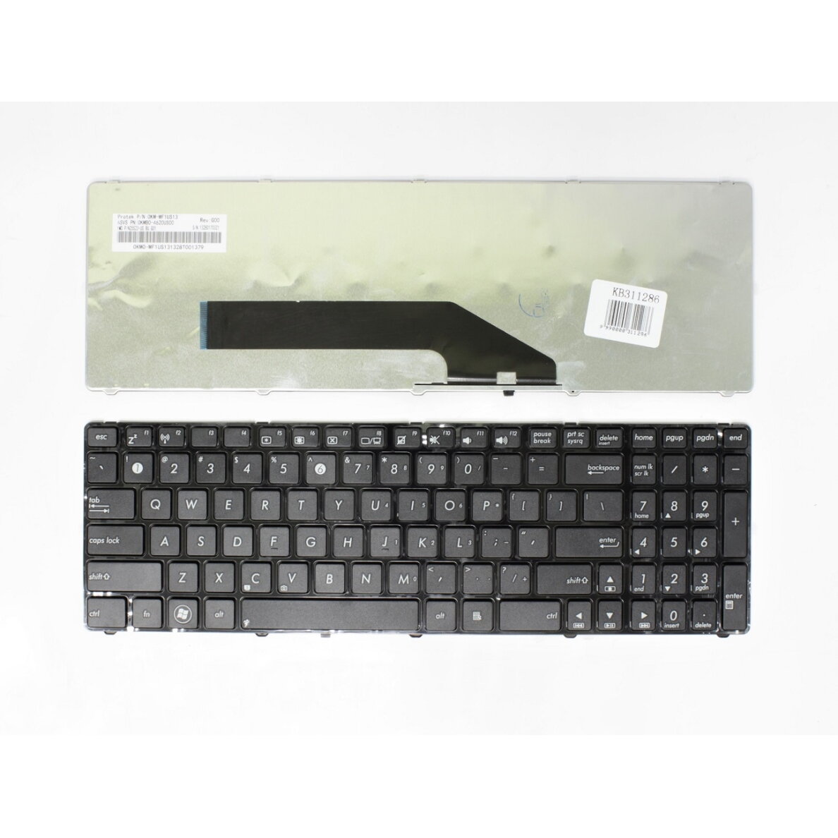 Klaviatūra ASUS: K50, K50A, K50I, K62, K62F, K62J, K70, K70A, K70I, K72, K72F, K72J Klaviatūra ASUS: K50, K50A, K50I, K62, K62F, K62J, K70, K70A, K70I, K72, K72F, K72J
