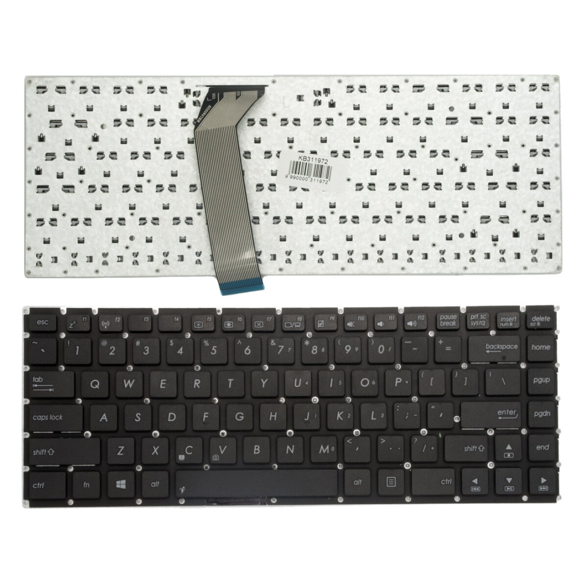 Klaviatūra ASUS: X402, X402C, X402CA, F402, F402C, F402CA, F45 Klaviatūra ASUS: X402, X402C, X402CA, F402, F402C, F402CA, F45
