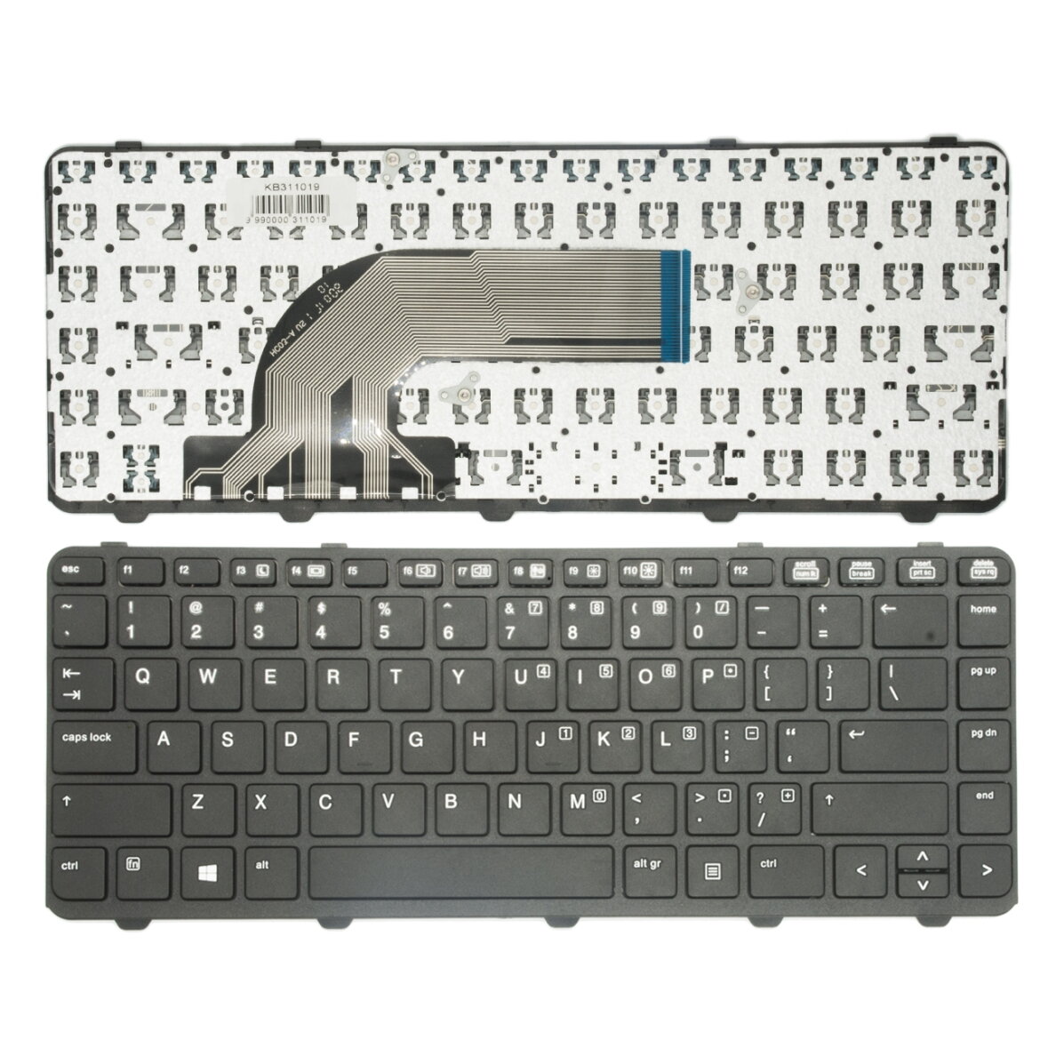 Klaviatūra HP ProBook 430 G2, 440 G0, 440 G1, 440 G2, 445 G2, 630 G2, 640 G1, 645 G1.su rėmeliu Klaviatūra HP ProBook 430 G2, 440 G0, 440 G1, 440 G2, 445 G2, 630 G2, 640 G1, 645 G1.su rėmeliu