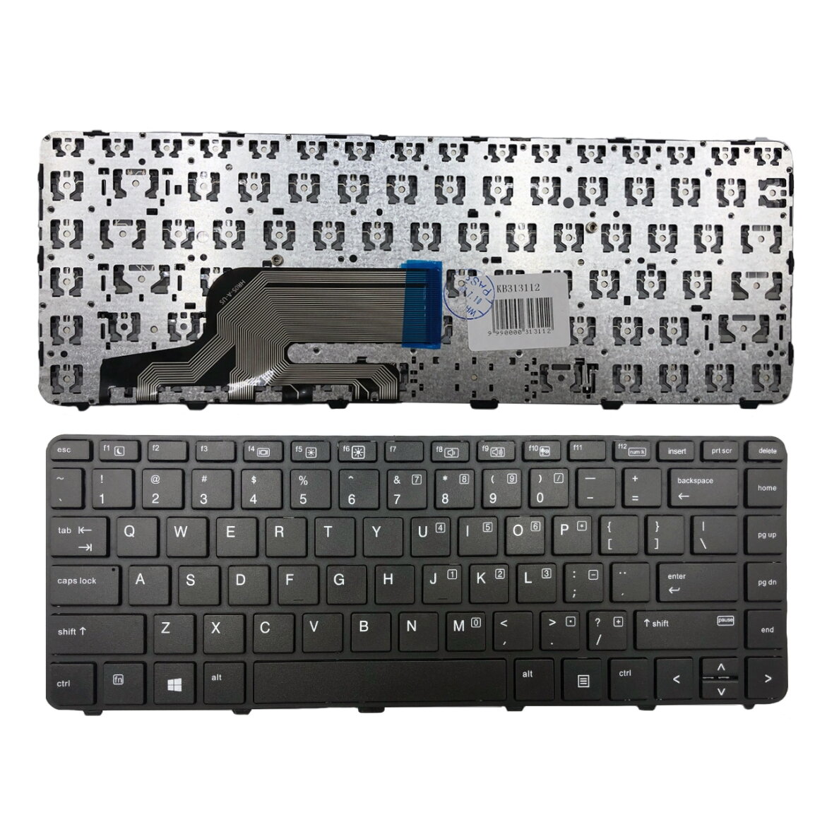 Klaviatūra HP: Probook 430 G3, 440 G3, 445 G3 (su rėmeliu) Klaviatūra HP: Probook 430 G3, 440 G3, 445 G3 (su rėmeliu)