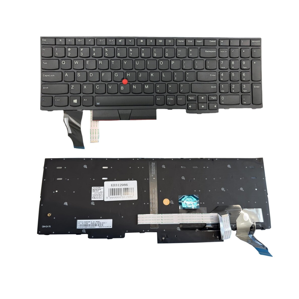 Klaviatūra Lenovo: E580 (su apšvietimu) Klaviatūra Lenovo: E580 (su apšvietimu)