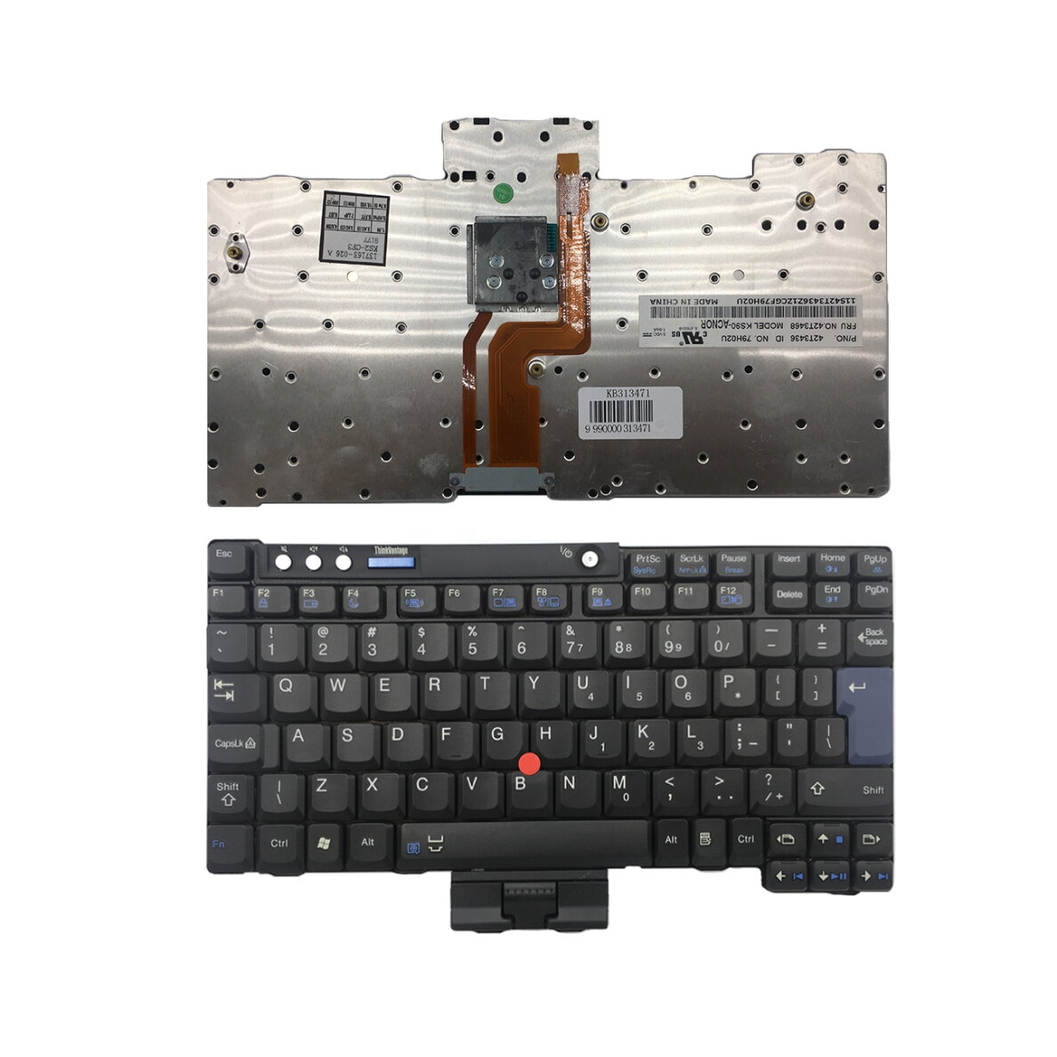 Klaviatūra Lenovo: IBM ThinkPad X60, X60S, X61, X61S Klaviatūra Lenovo: IBM ThinkPad X60, X60S, X61, X61S
