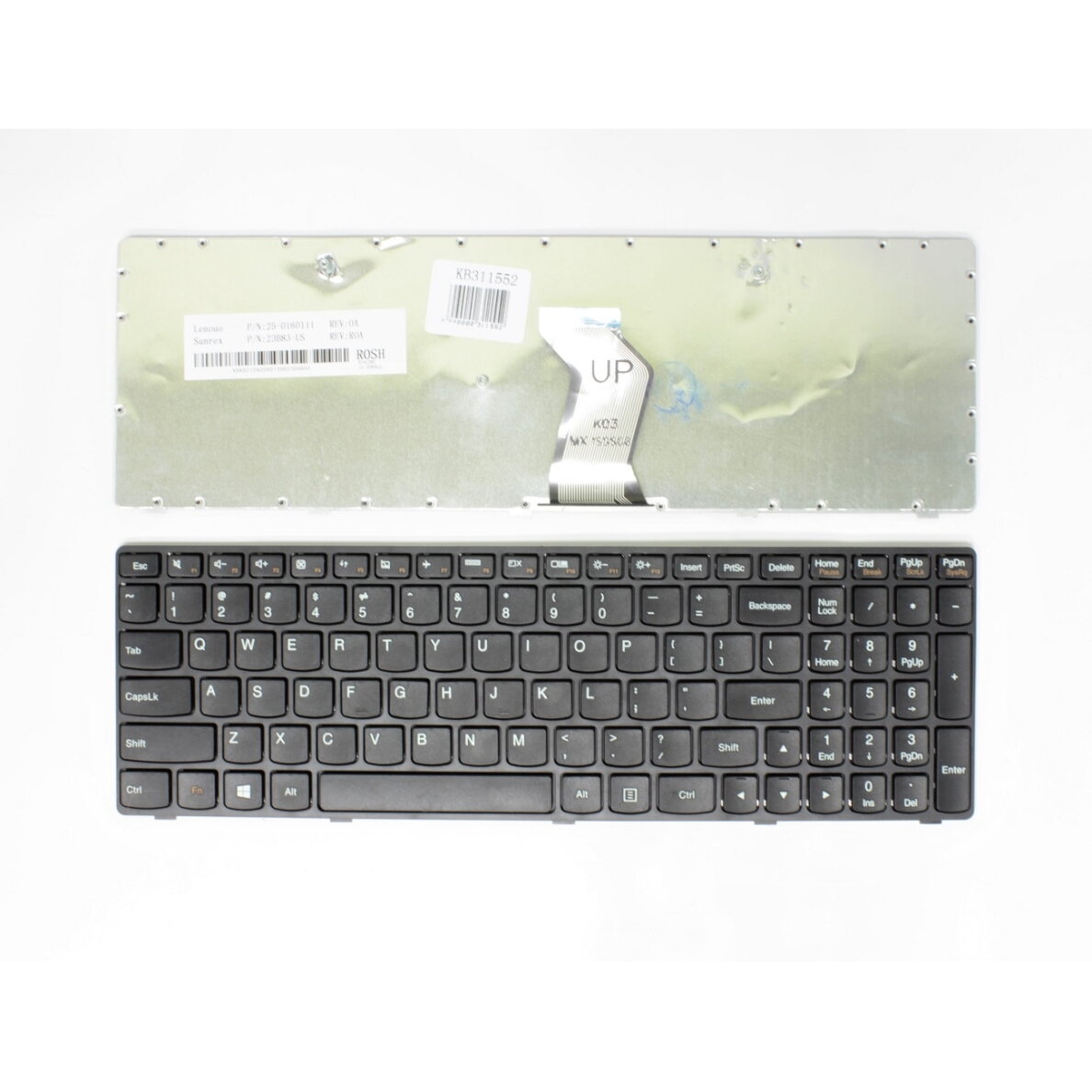 Klaviatūra LENOVO: IdeaPad: G500, G505, G510, G700, G710 Klaviatūra LENOVO: IdeaPad: G500, G505, G510, G700, G710