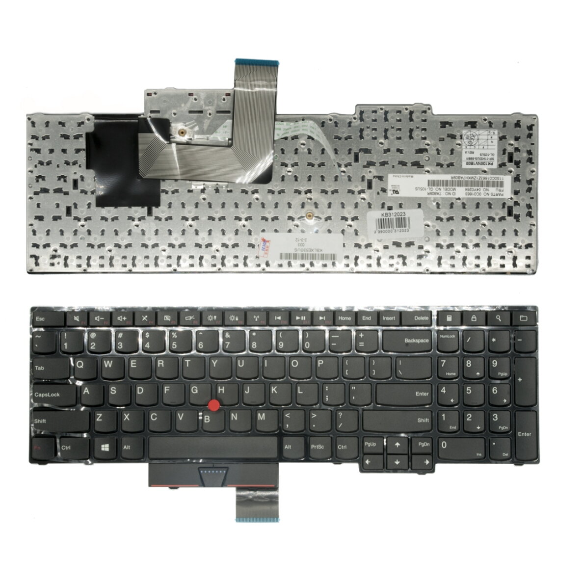 Klaviatūra LENOVO: ThinkPad Edge E530, E535, E545 Klaviatūra LENOVO: ThinkPad Edge E530, E535, E545