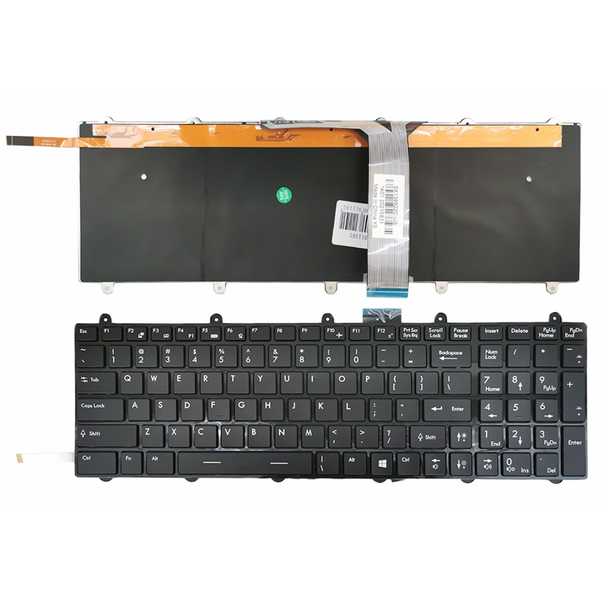 Klaviatūra MSI GX60, GE60, GE70, GT60 (US) su pašvietimu Klaviatūra MSI GX60, GE60, GE70, GT60 (US) su pašvietimu