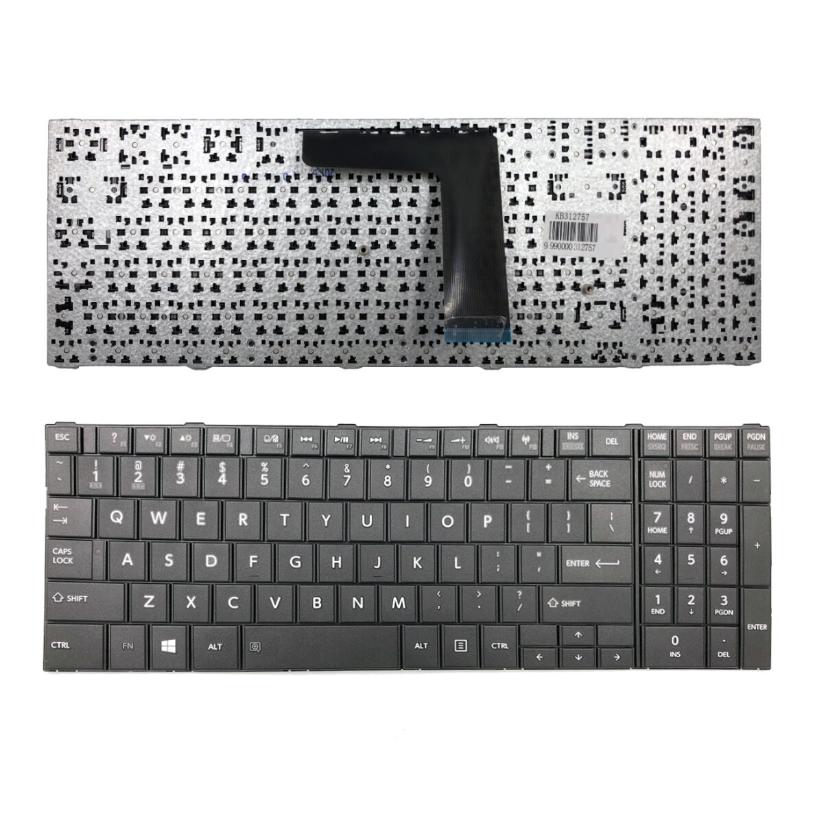 Klaviatūra Toshiba: Satellite C50-B, C50D-B, C55-B, C55D-B, C50A-B Klaviatūra Toshiba: Satellite C50-B, C50D-B, C55-B, C55D-B, C50A-B