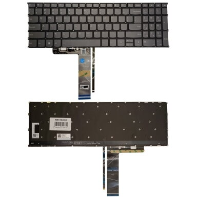 Klaviatūra LENOVO IdeaPad Slim 3 15IAH8, su pašvietimu, US